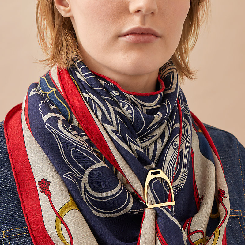 Etrier scarf 90 ring | Hermès Canada